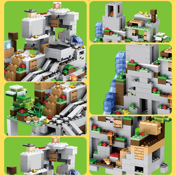 Caverna da Montanha Minecraft (1.000 Peças) - Loja Balão Ofertas