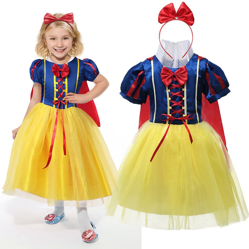Vestido Fantasia Branca de Neve + Acessórios + Frete Grátis - Balão Ofertas - Promoção Carnaval 2025
