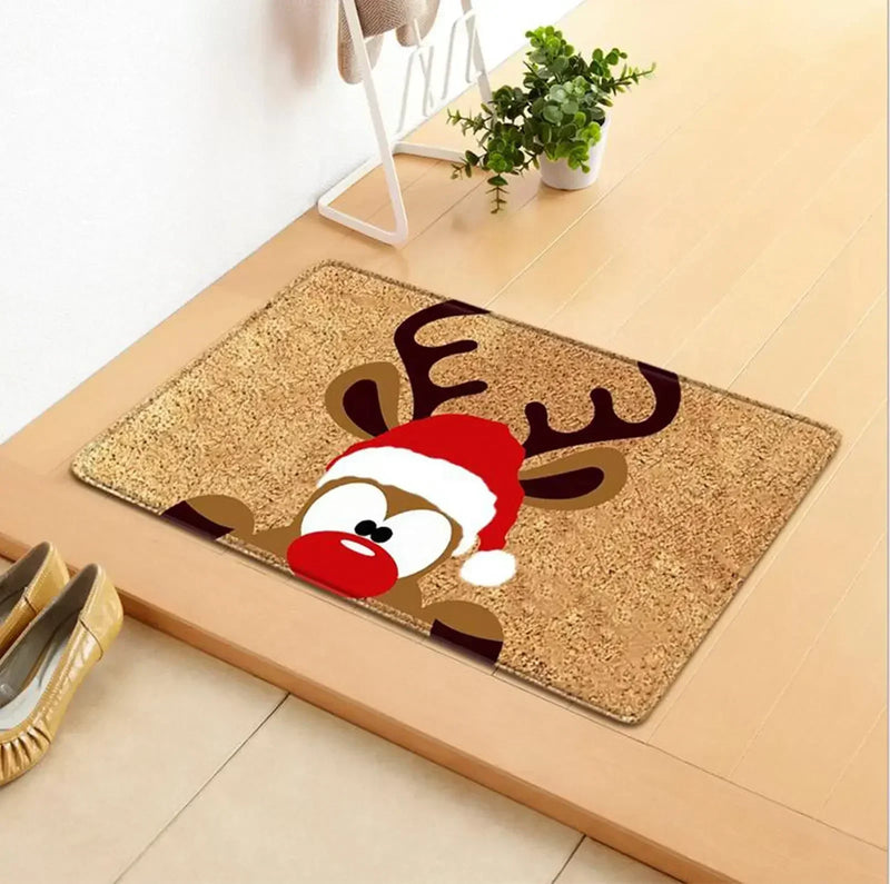 Tapete de Natal Alces & Companhia - Decoração Natal Balão Ofertas - 40x60cm