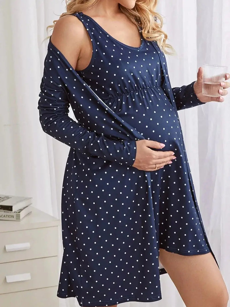 Camisola e Robe Amamentação - Divinnah