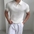 Camisa Masculina Básica Rami Algodão Coreano