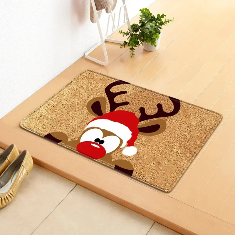 Tapete de Natal Alces & Companhia - Decoração Natal Balão Ofertas - 40x60cm