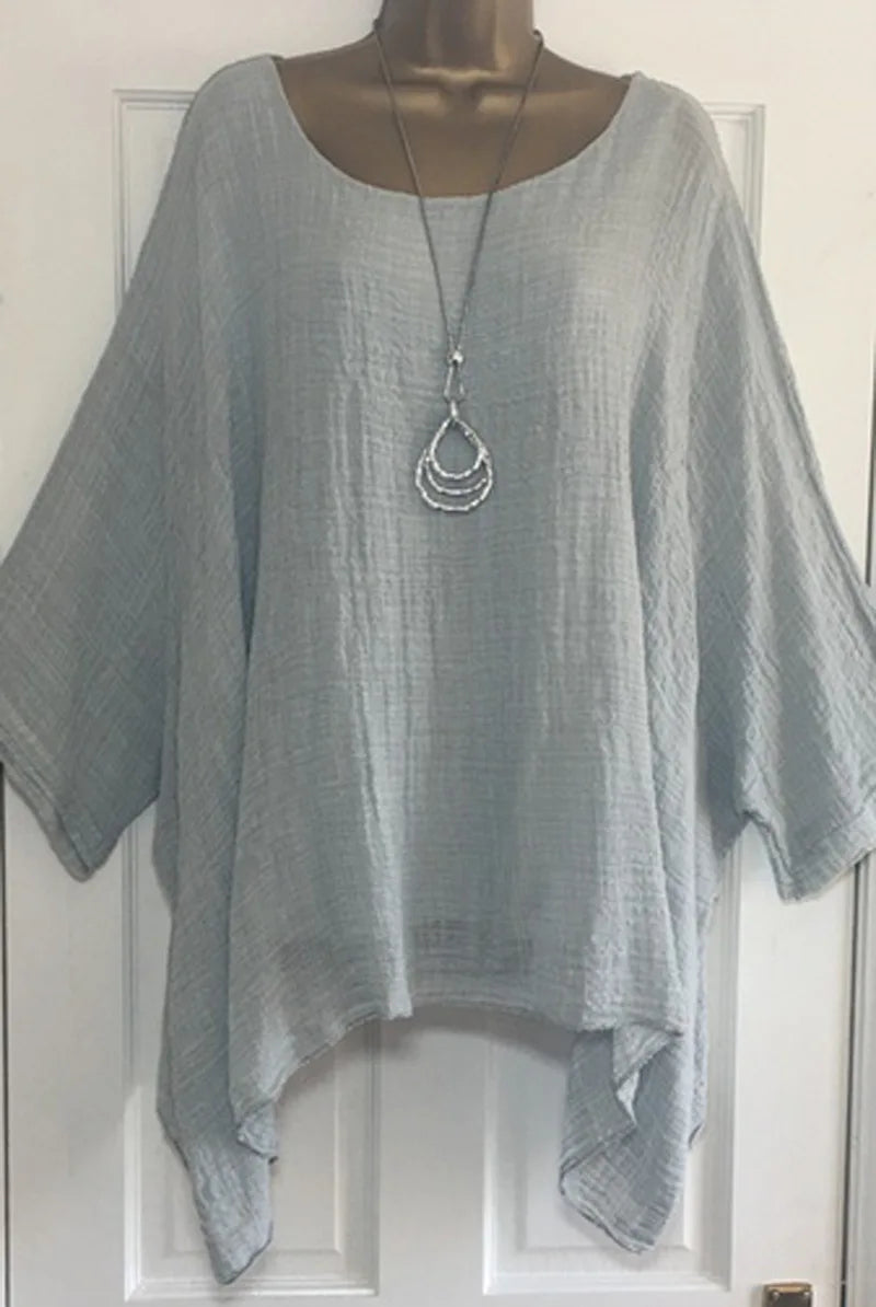 Blusa Feminina Margot - Manga Batwing - Algodão Suave