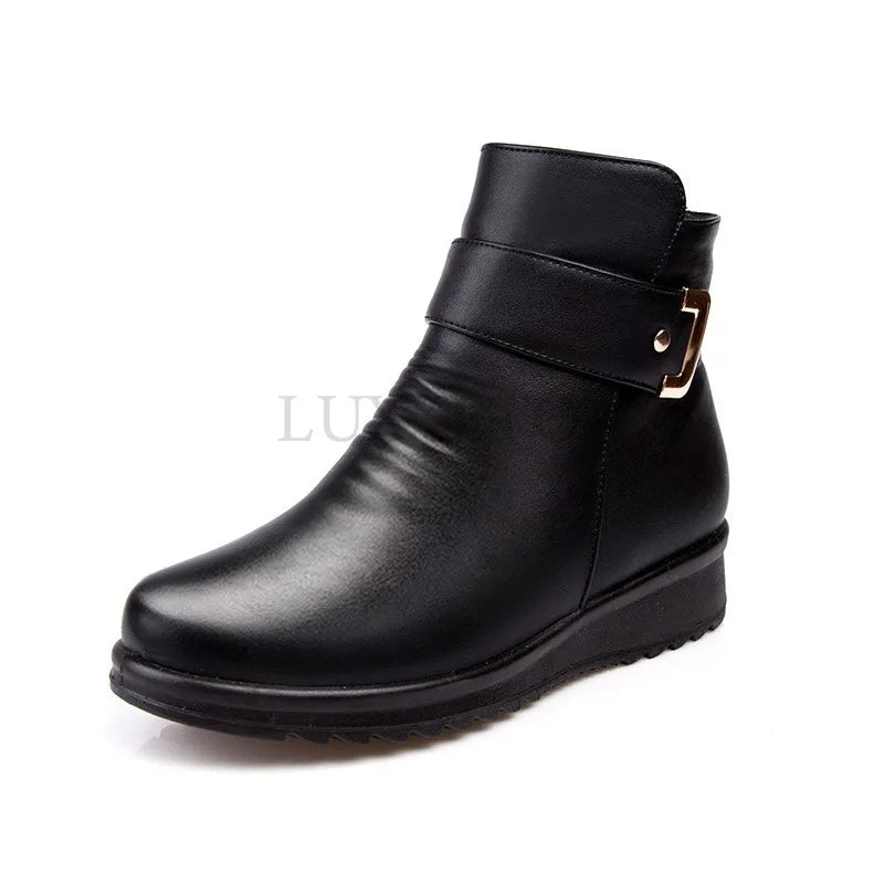 Bota de Couro Magie Microfibra Feminina