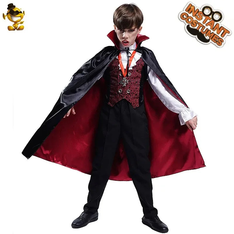 Fantasia Infantil Menino Vampiro Conde Drácula