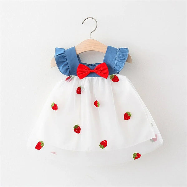 Vestido Infantil Moranguinho