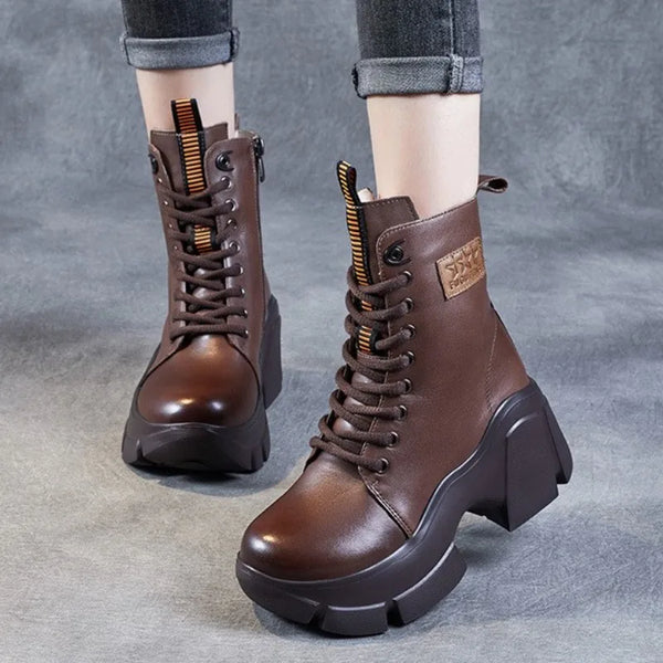 Bota Feminina Inverno Sola Grossa