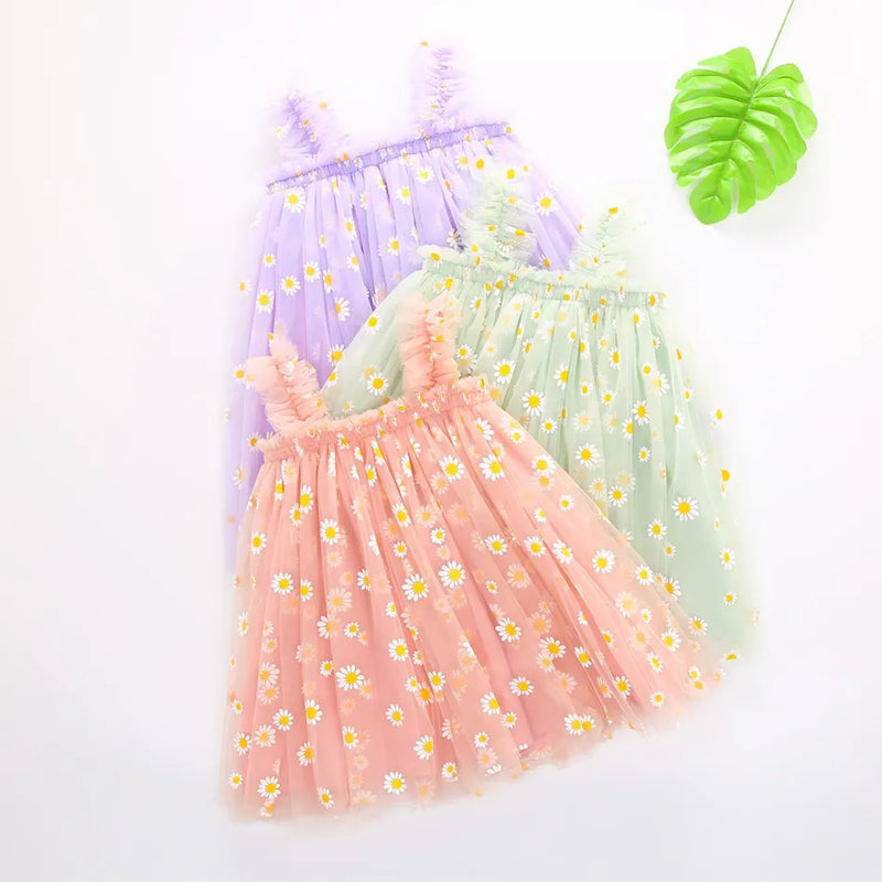 Vestido Infantil de Tule 