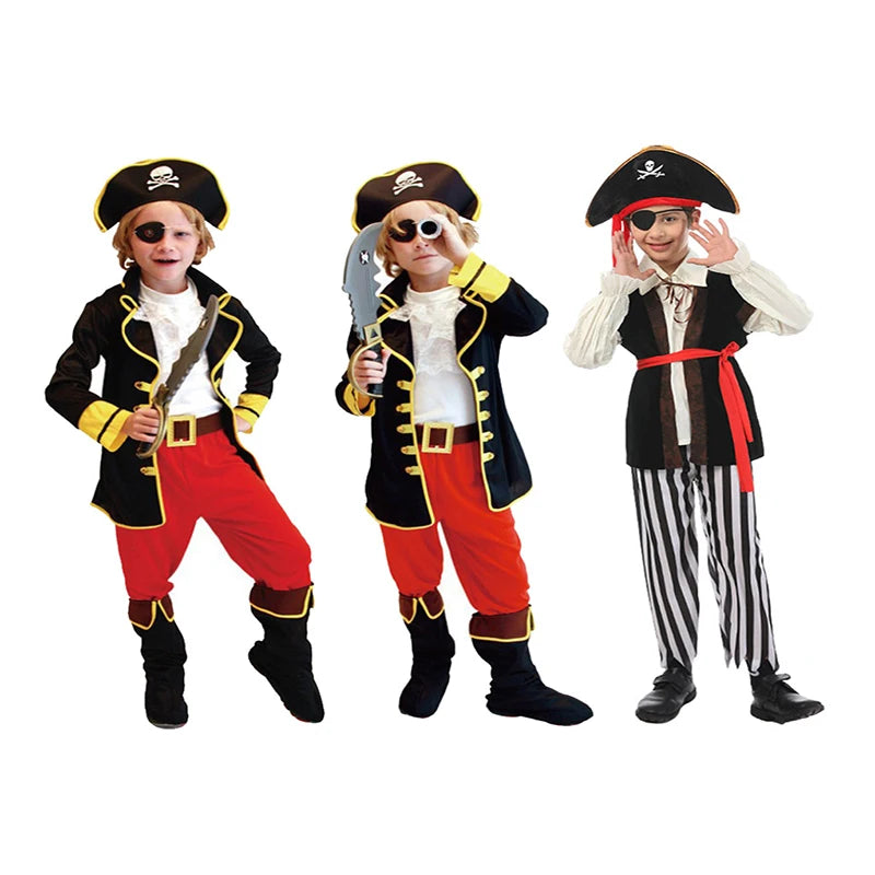 Fantasia Infantil Piratas Trajes Especiais Mundo dos Caribes