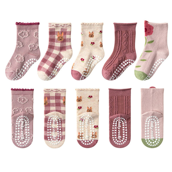 Kit Infantil 5 Pares de Meias Laura Baby