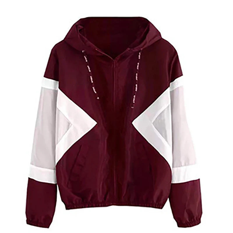 Corta Vento Feminino com Zipper Bomber