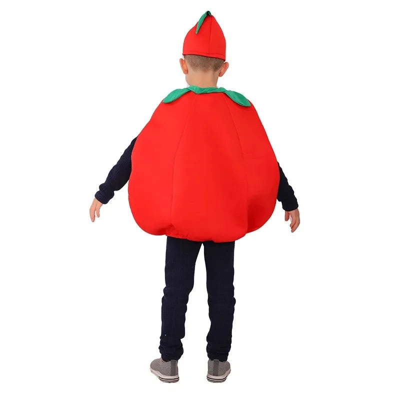 Fantasia Infantil Divertida Fruta Tomate Salada Kids