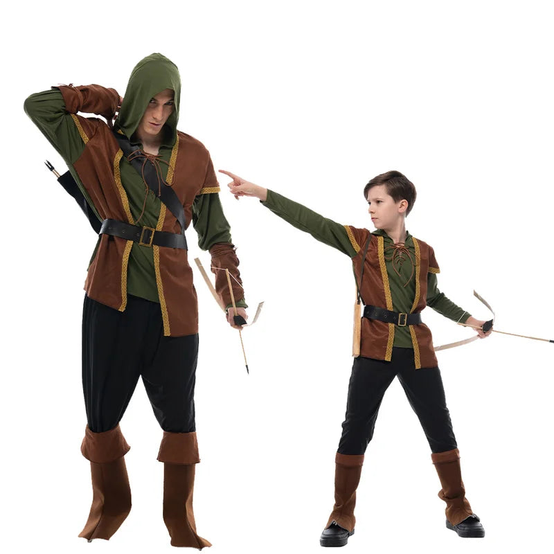 Fantasia Robin Hood Traje Infantil& Adulto