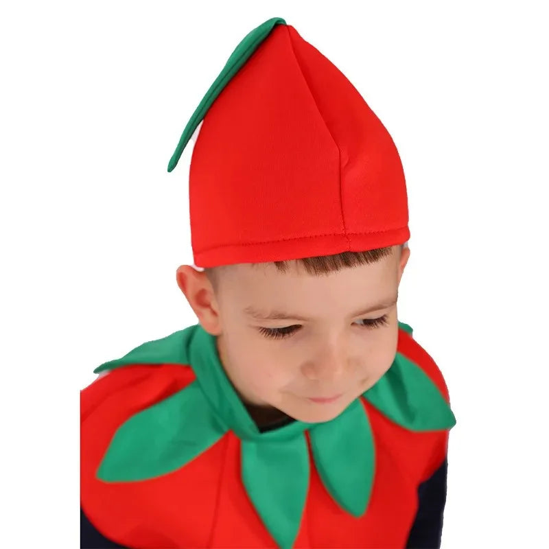 Fantasia Infantil Divertida Fruta Tomate Salada Kids