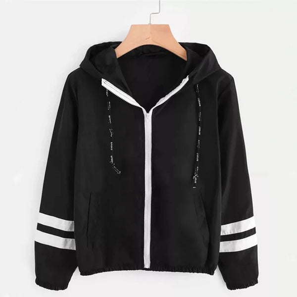 Corta Vento Feminino com Zipper Bomber