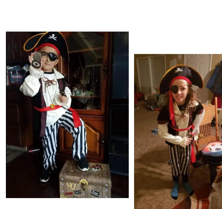 Fantasia Infantil Piratas Trajes Especiais Mundo dos Caribes