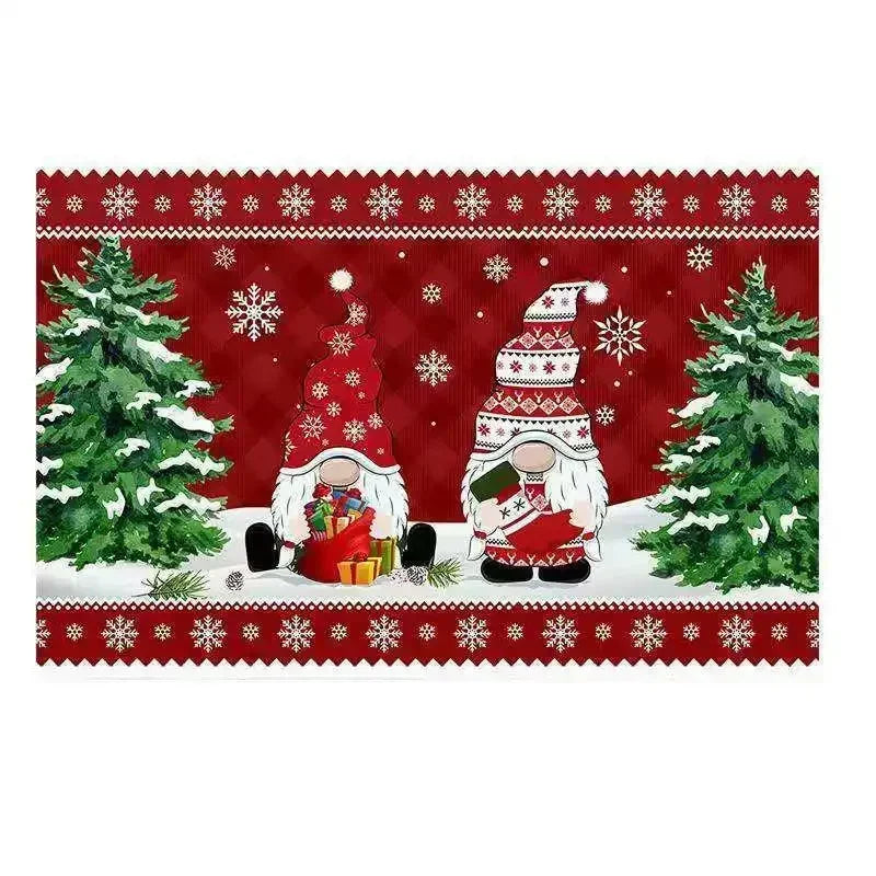 Tapete de Natal Alces & Companhia - Decoração Natal Balão Ofertas - 40x60cm