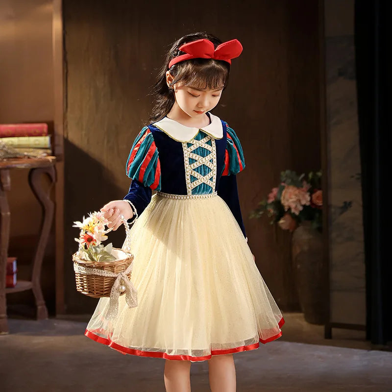 Fantasia Infantil Princesa Branca de Neve Mundo Disney