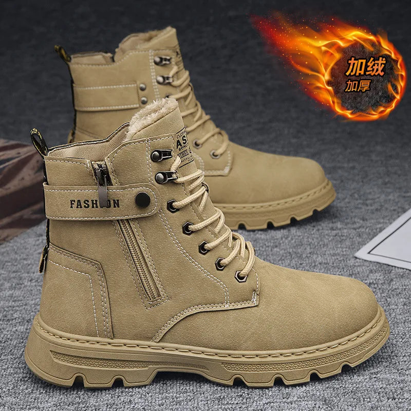 Bota de Couro Masculina Ronik Resistente