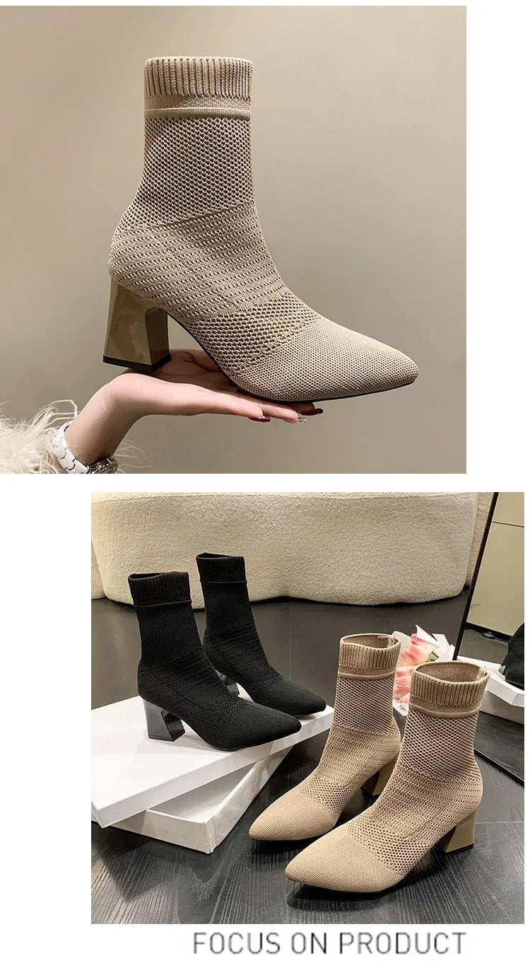 Bota Feminina Crochet