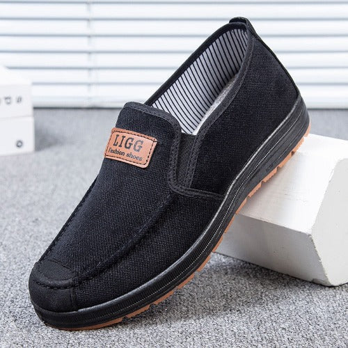 Mocassim Masculino Slip on Confortável em Jeans