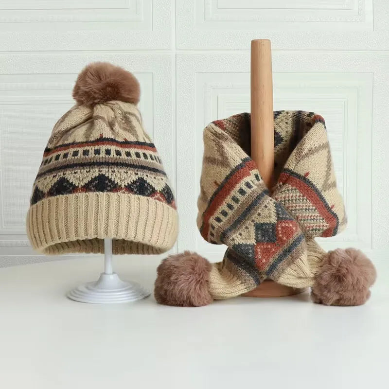 Touca e Cachecol Transversal Kids