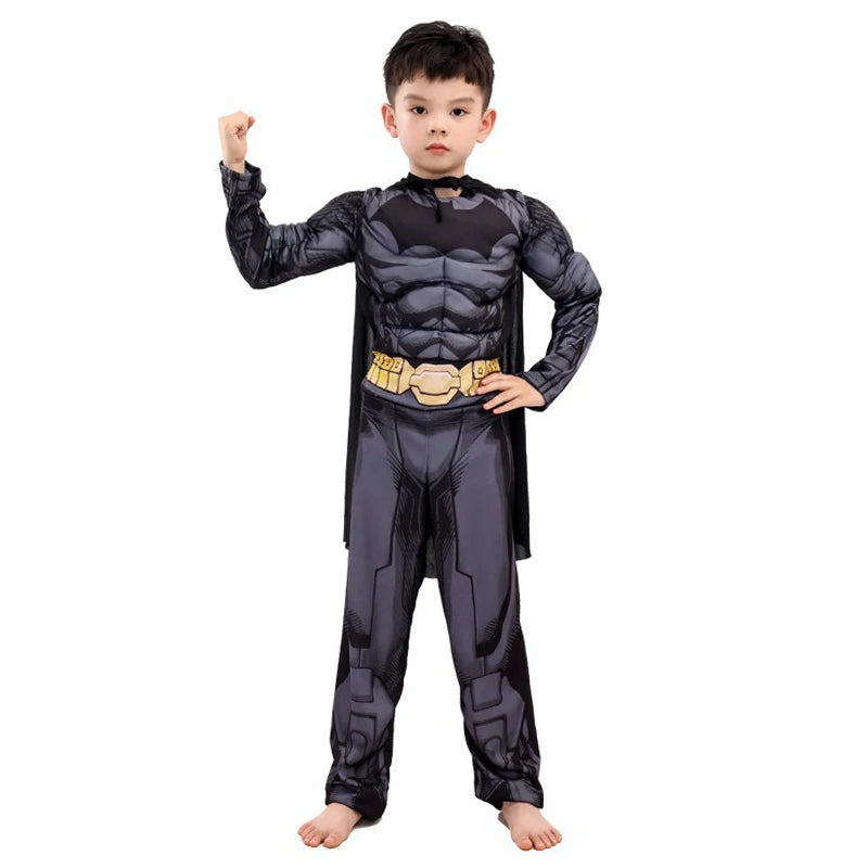 Fantasia Infantil The Batman Traje Especial Realista - Promoção de Carnaval 2025