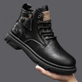 Bota de Couro Masculina Vintage Heron