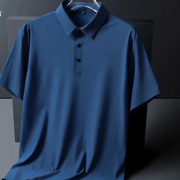 Camisa Masculina Cavaleira Polo Clássica Seda Gelo