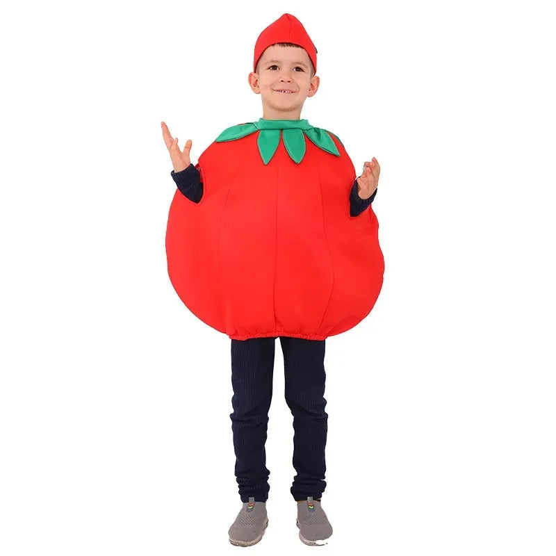 Fantasia Infantil Divertida Fruta Tomate Salada Kids