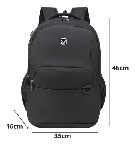 Mochila Masculina Executiva Clássica Pec Antifurto