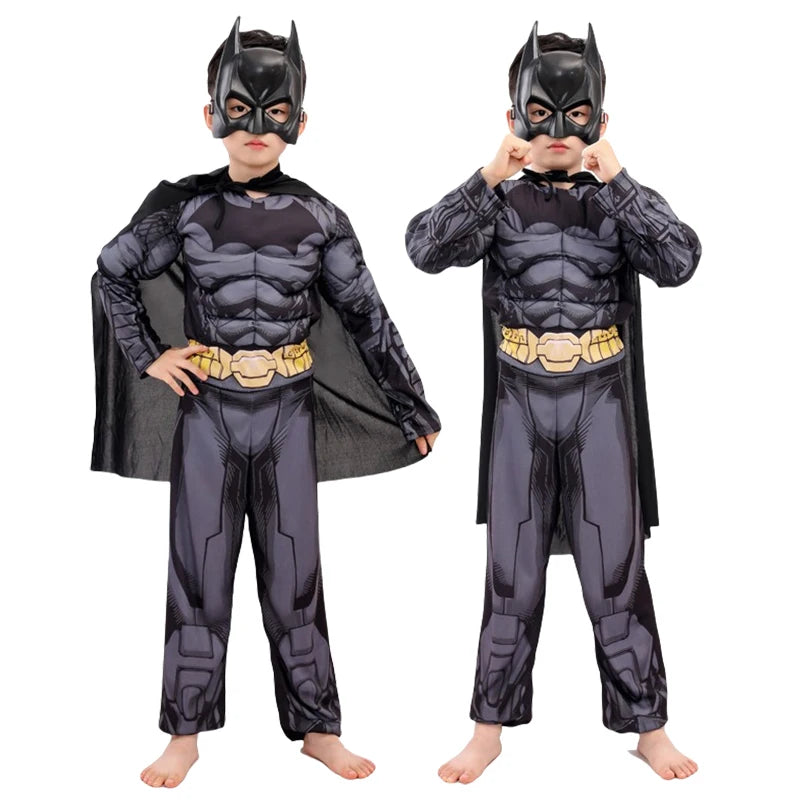 Fantasia Infantil The Batman Traje Especial Realista - Promoção de Carnaval 2025