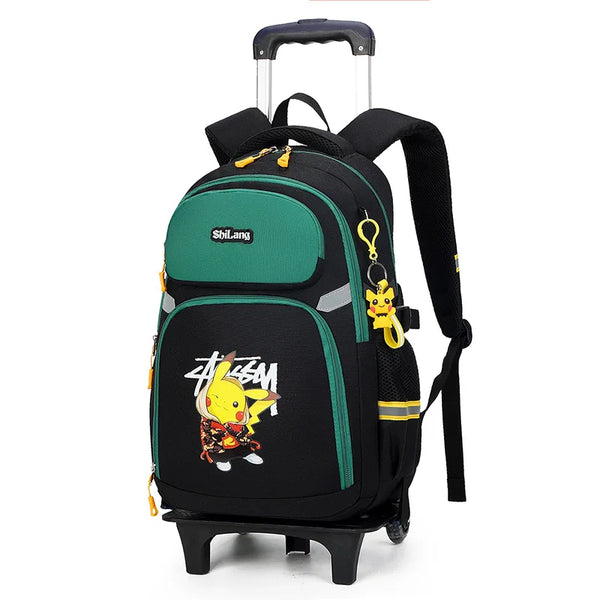 Mochila Pokemon Infantil com Rodinhas