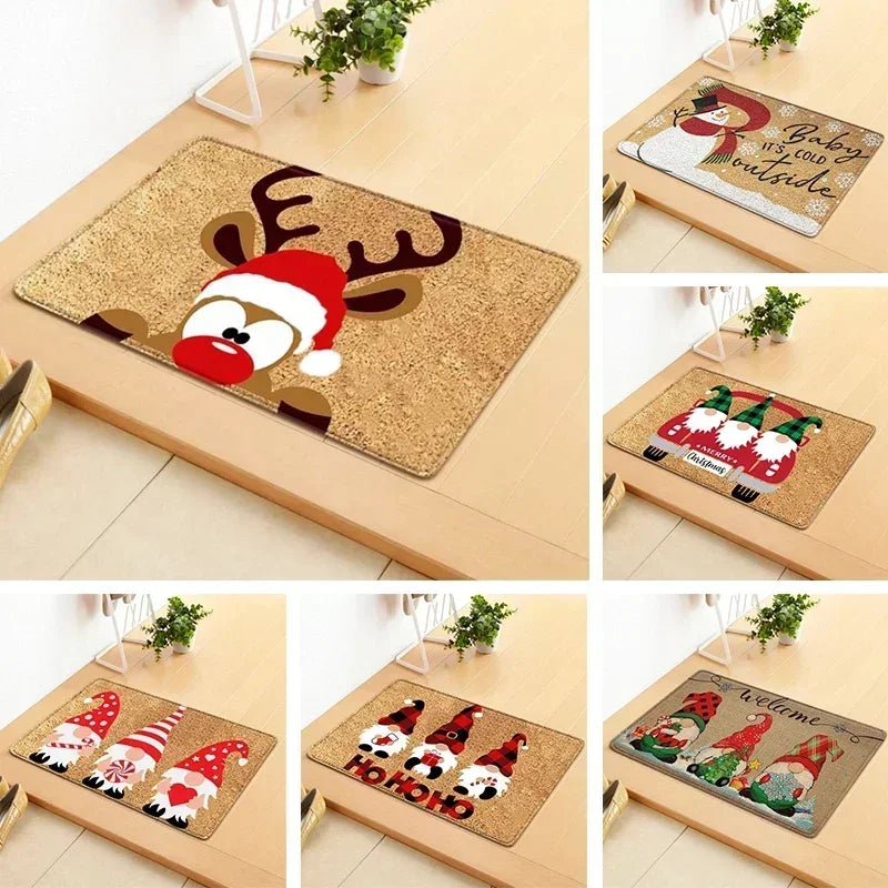 Tapete de Natal Alces & Companhia - Decoração Natal Balão Ofertas - 40x60cm