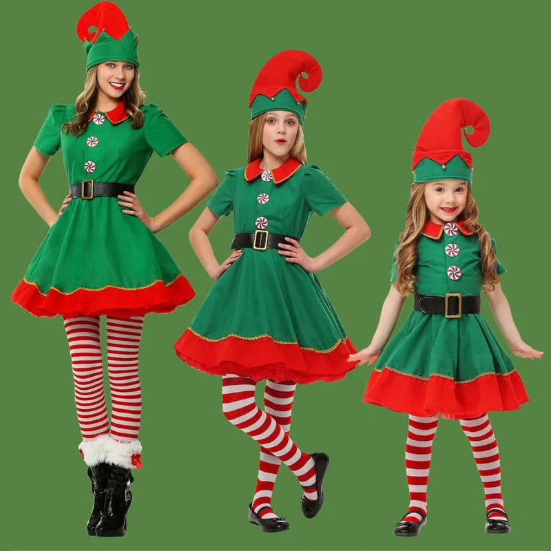 Fantasia Infantil Casal de Duendes Natal Kids