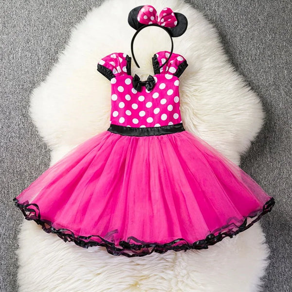 Fantasia Infantil Vestidos Minnie Mouse