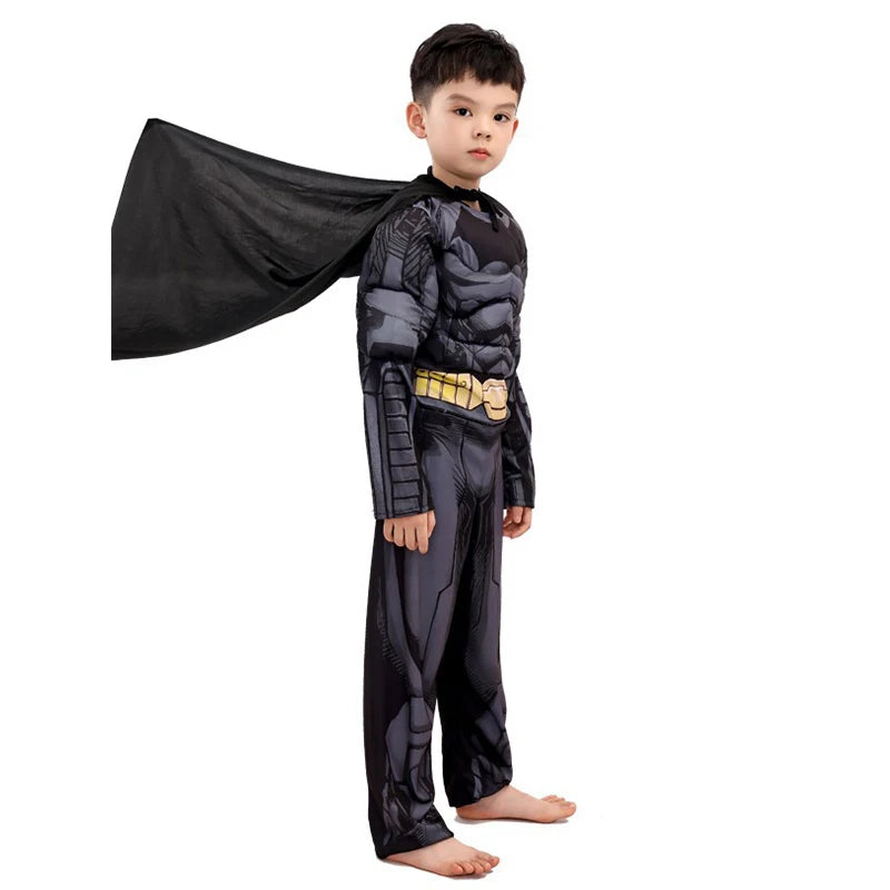 Fantasia Infantil The Batman Traje Especial Realista - Promoção de Carnaval 2025