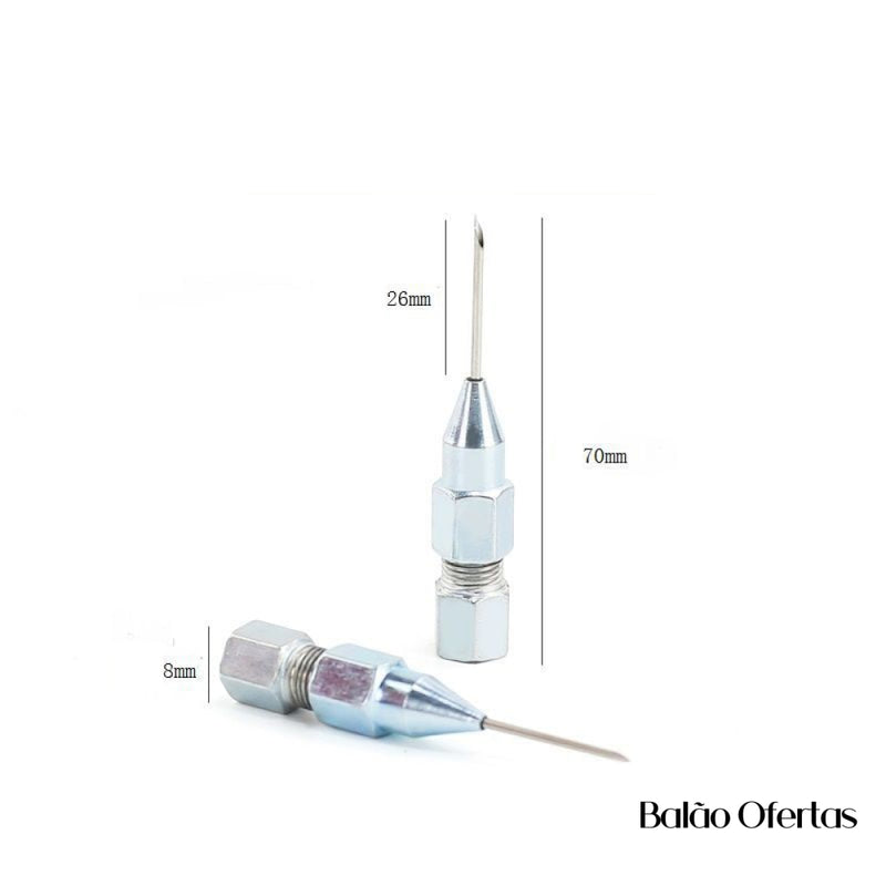 Bico Injetor De Graxa Com Encaixe Universal - Compre 1 E Leve 2