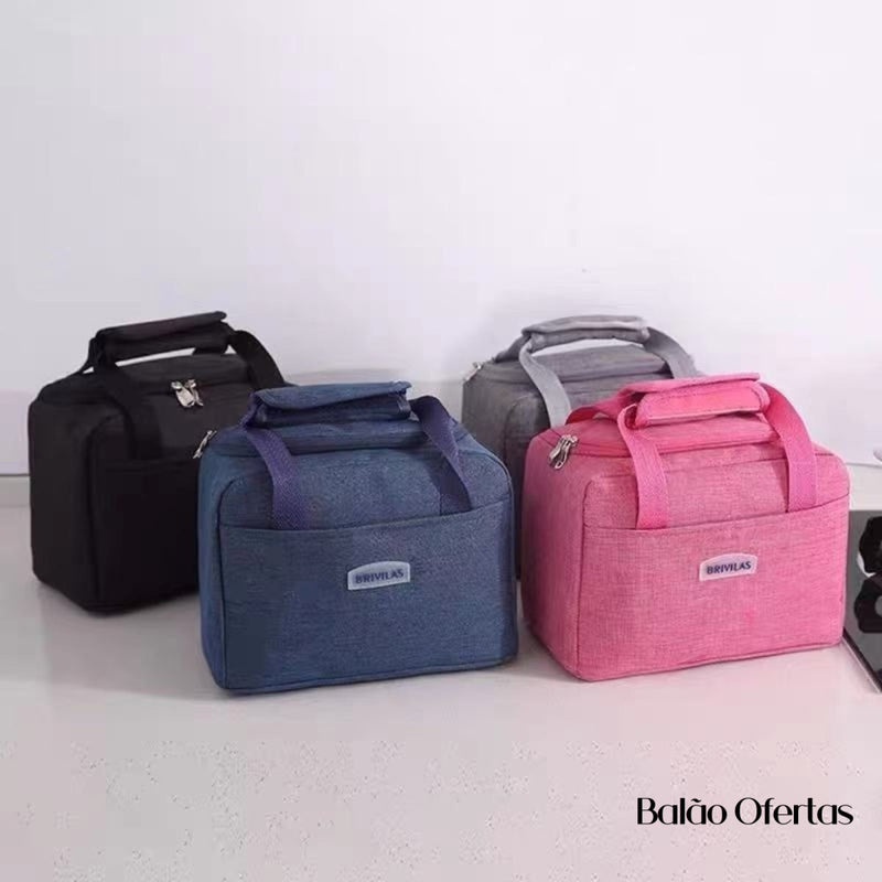 Bolsa Térmica Impermeável Bony Fit Média Para Refeições