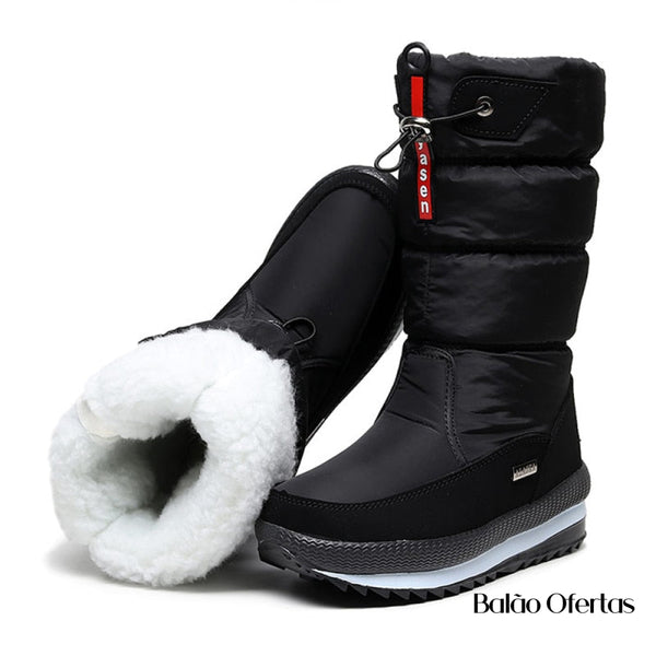 Bota Feminina Cano Alto Para Inverno Winterboss