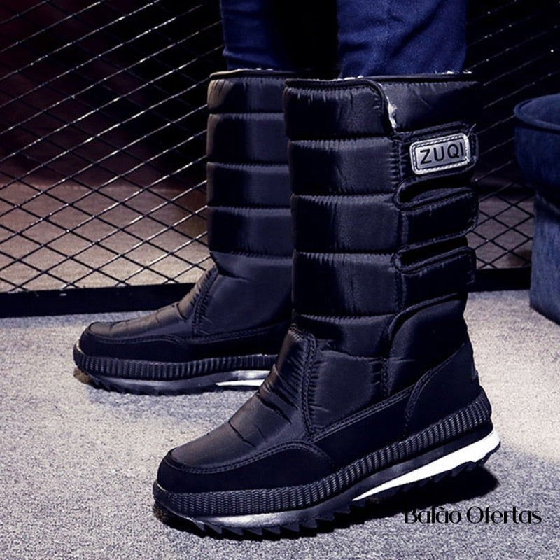 Bota Feminina Cano Alto Para Inverno Winterboss