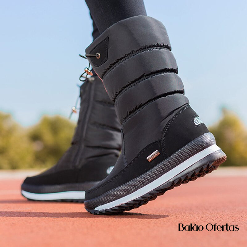 Bota Feminina Cano Alto Para Inverno Winterboss