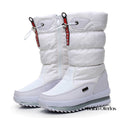 Bota Feminina Cano Alto Para Inverno Winterboss Branca / 36