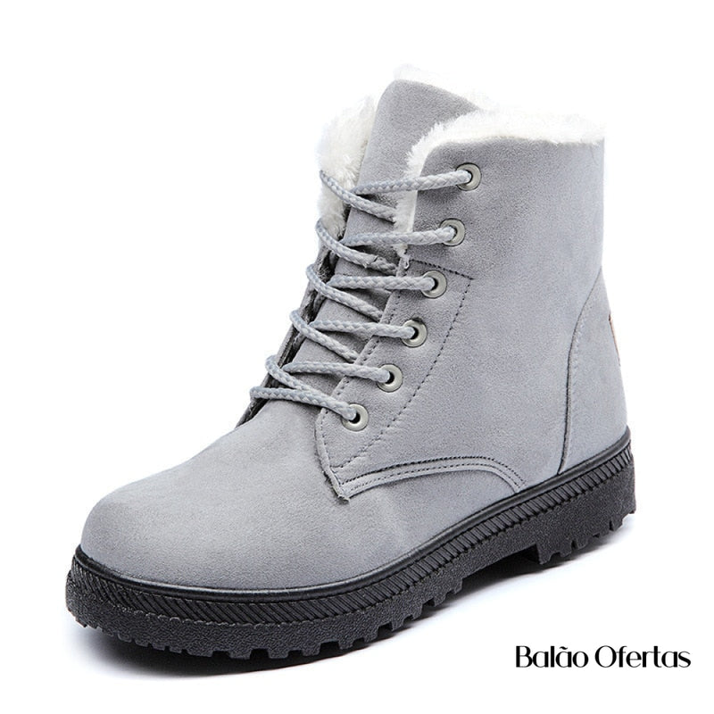 Bota Feminina Para Outono E Inverno Quentinha Ana Ju