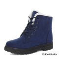 Bota Feminina Para Outono E Inverno Quentinha Ana Ju Azul / 33