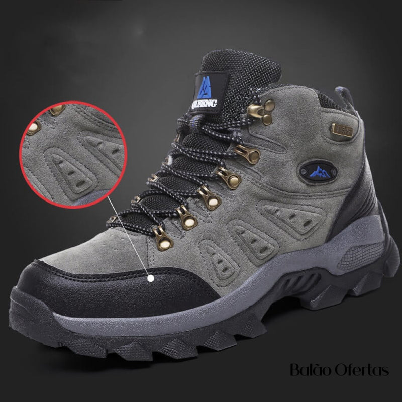 Bota Masculina à Prova D'água com Sola Protect Adventure Men