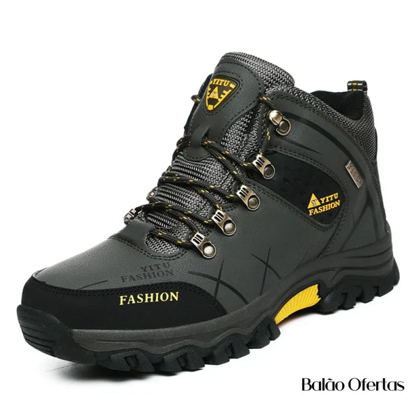 Bota Masculina De Inverno Em Couro Vitorius Verde / 41 Legítimo - Victorius