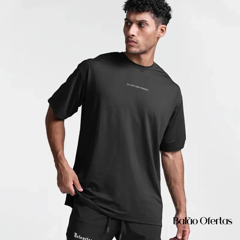 Camiseta Masculina Esporte com Secagem Rápida