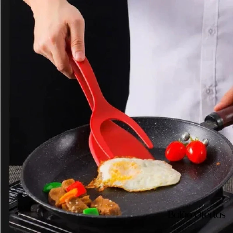 Colher de Silicone para Ovo e Panqueca