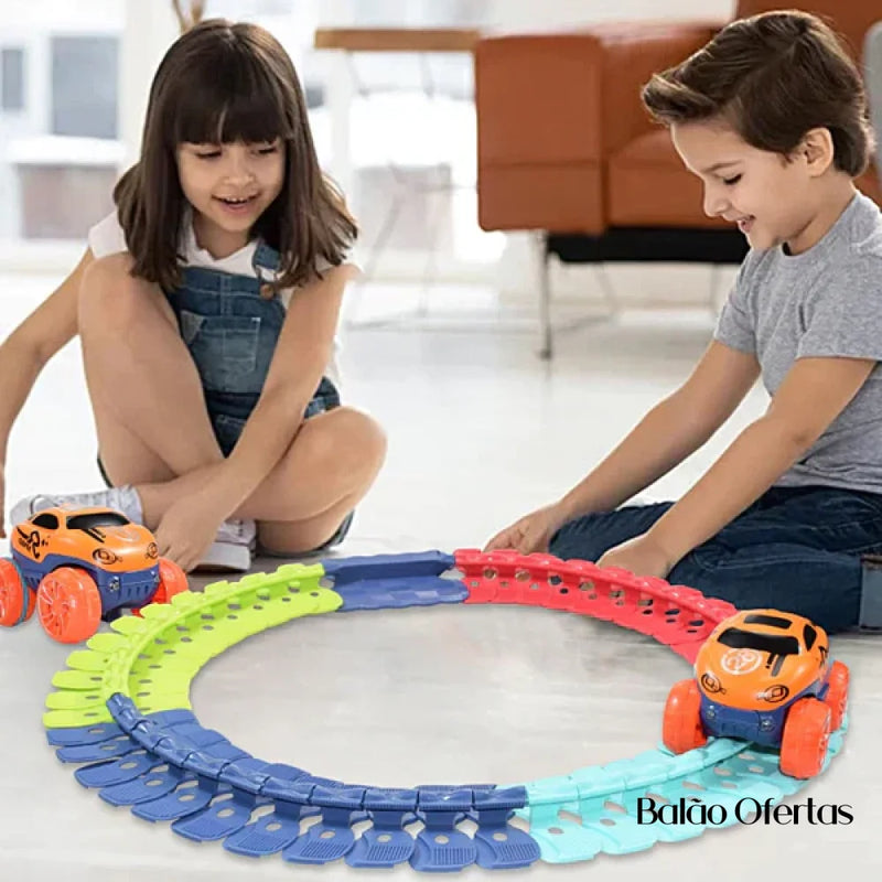 Conjunto De Pistas Carro Antigravidade - Gotrack Coleção Brinquedo Infantil